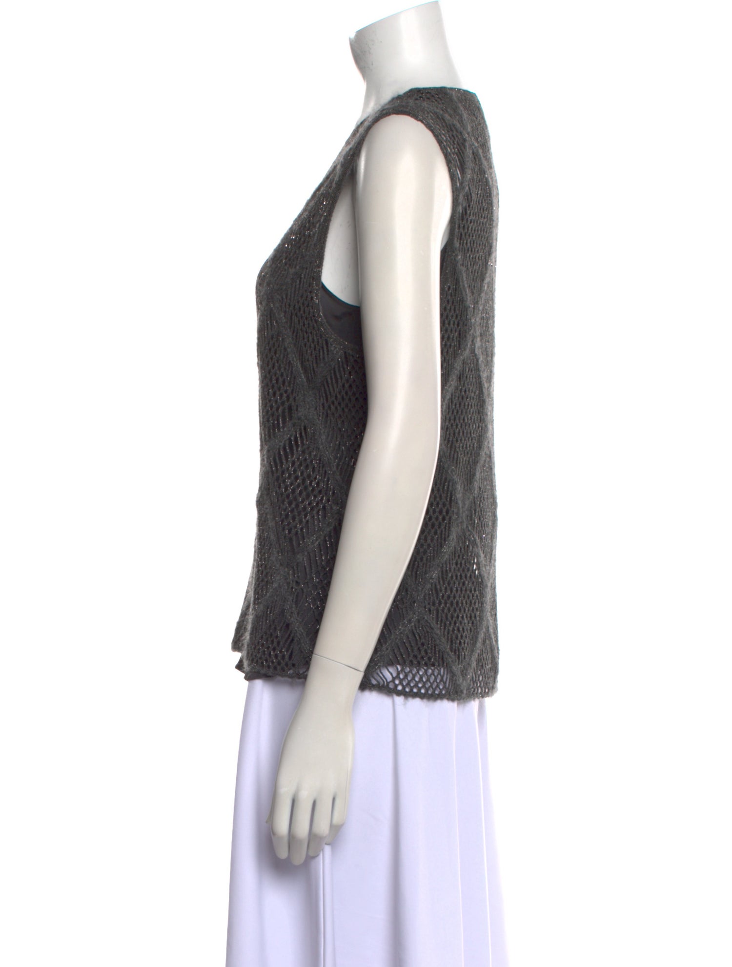 Brunello Cucinelli Virgin Wool Printed Top