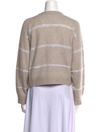Brunello Cucinelli Alpaca Striped Sweater