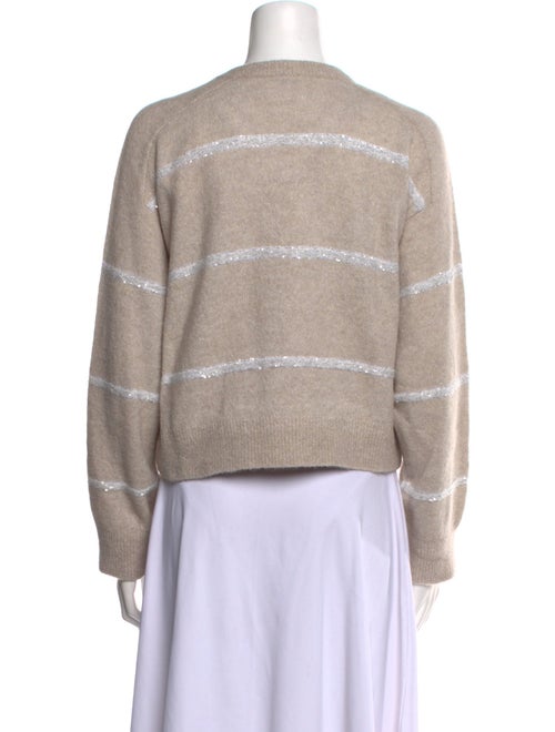 Brunello Cucinelli Alpaca Striped Sweater