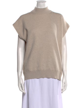 Brunello Cucinelli Cashmere Mock Neck Sweatshirt