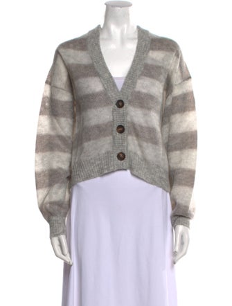 Brunello Cucinelli Mohair Striped Sweater