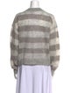 Brunello Cucinelli Mohair Striped Sweater