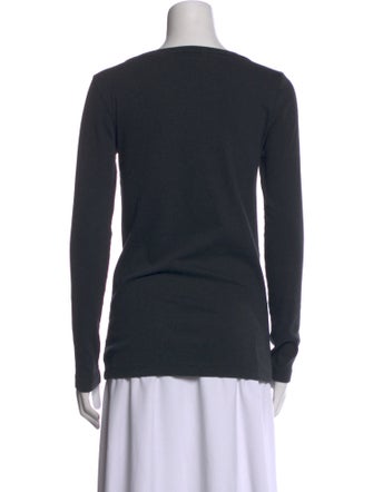 Brunello Cucinelli V-Neck Long Sleeve Top