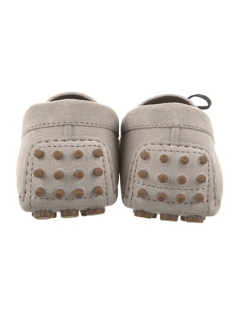 Brunello Cucinelli Suede Bow Accents Loafers