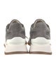 Brunello Cucinelli Canvas Studded Accents Athletic Sneakers