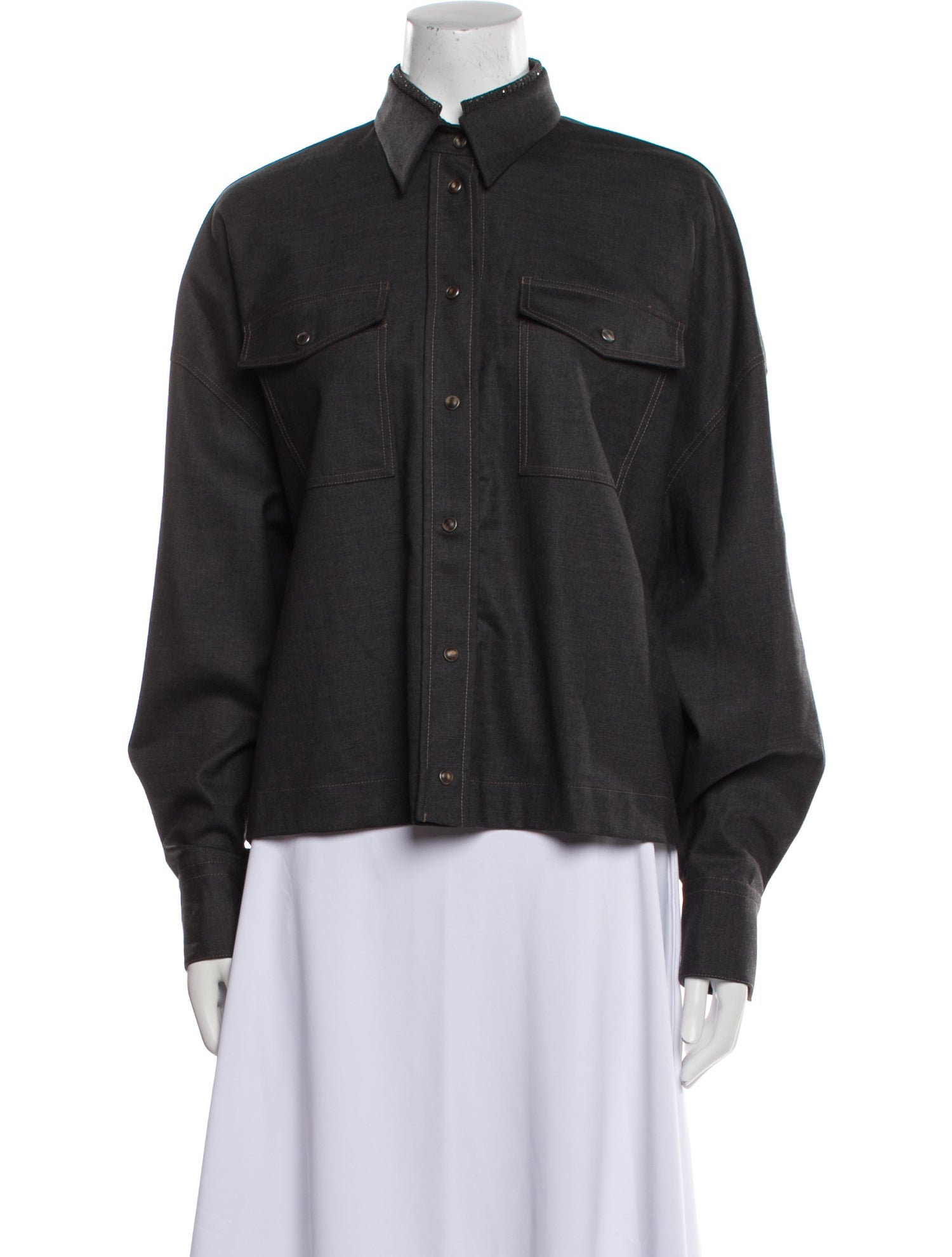 Brunello Cucinelli Virgin Wool Denim Jacket