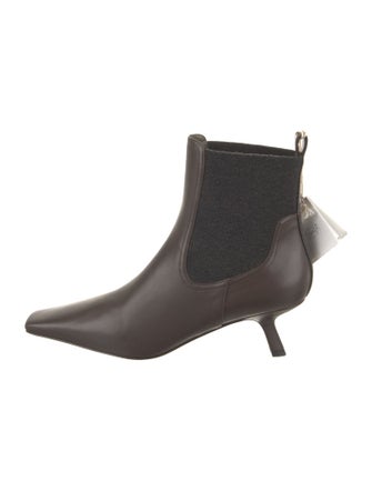Brunello Cucinelli Leather Chelsea Boots