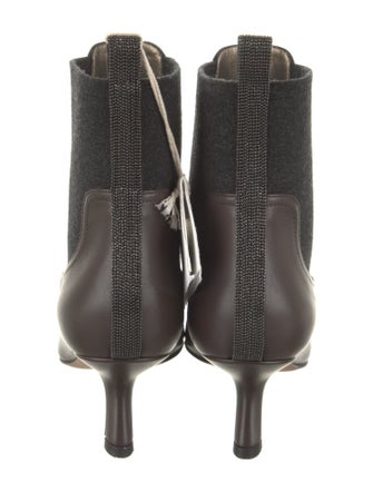 Brunello Cucinelli Leather Chelsea Boots