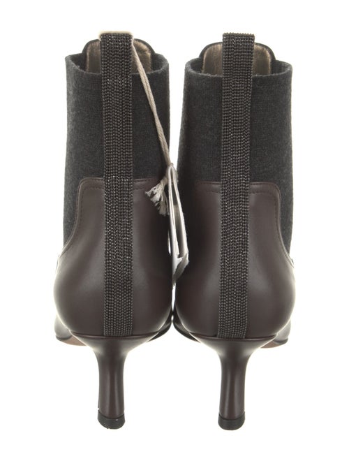Brunello Cucinelli Leather Chelsea Boots