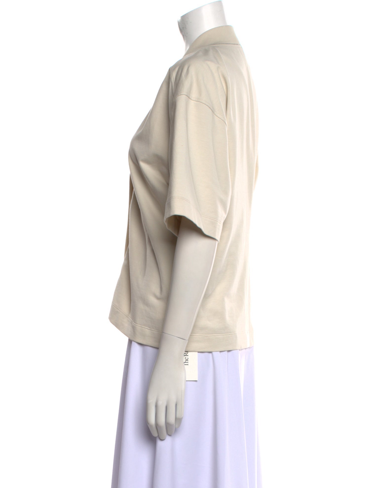 Brunello Cucinelli V-Neck Short Sleeve Blouse