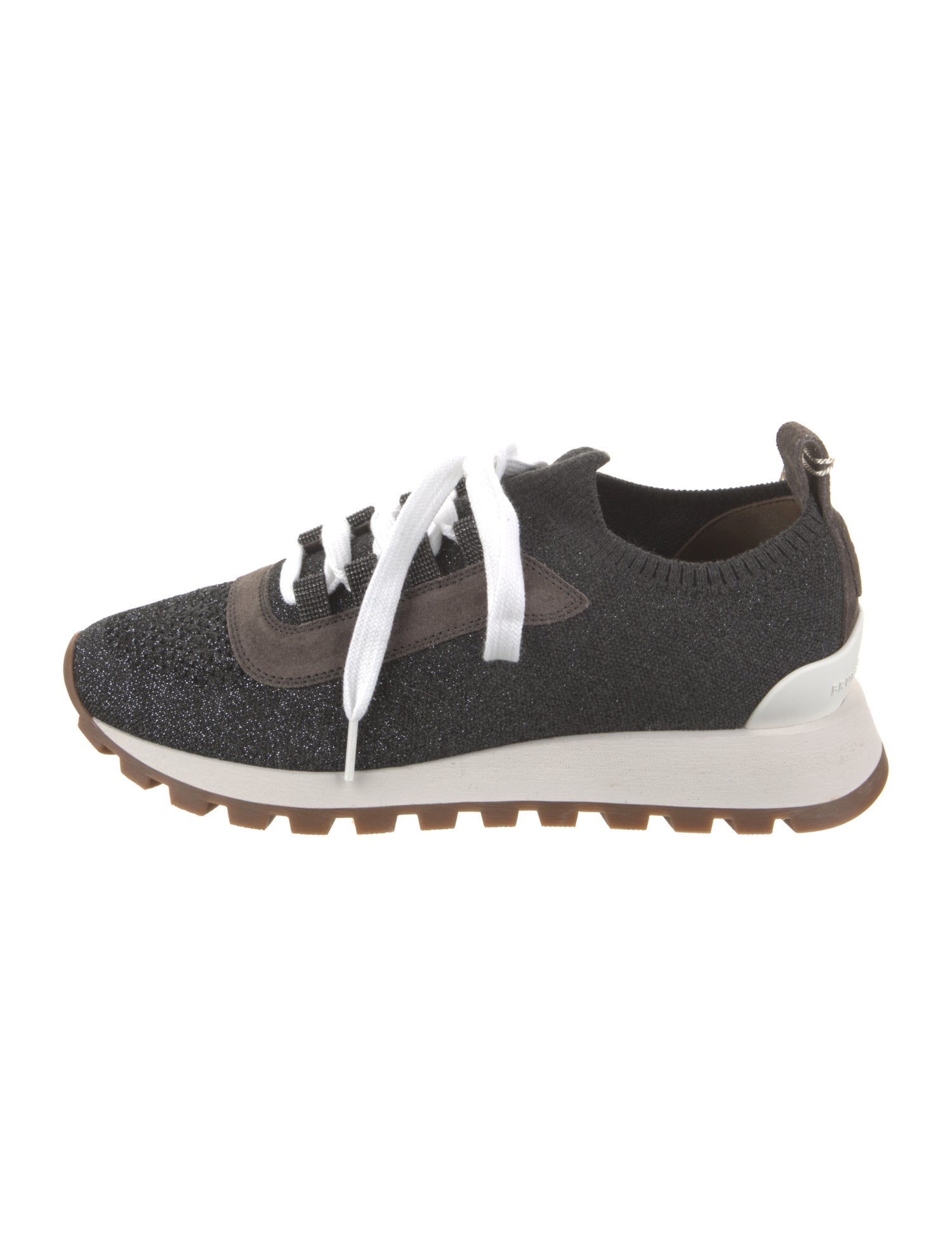 Brunello Cucinelli Glitter Accents Athletic Sneakers