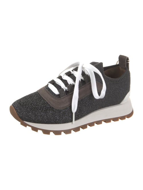Brunello Cucinelli Glitter Accents Athletic Sneakers