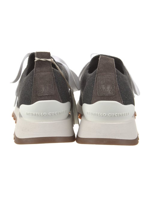 Brunello Cucinelli Glitter Accents Athletic Sneakers