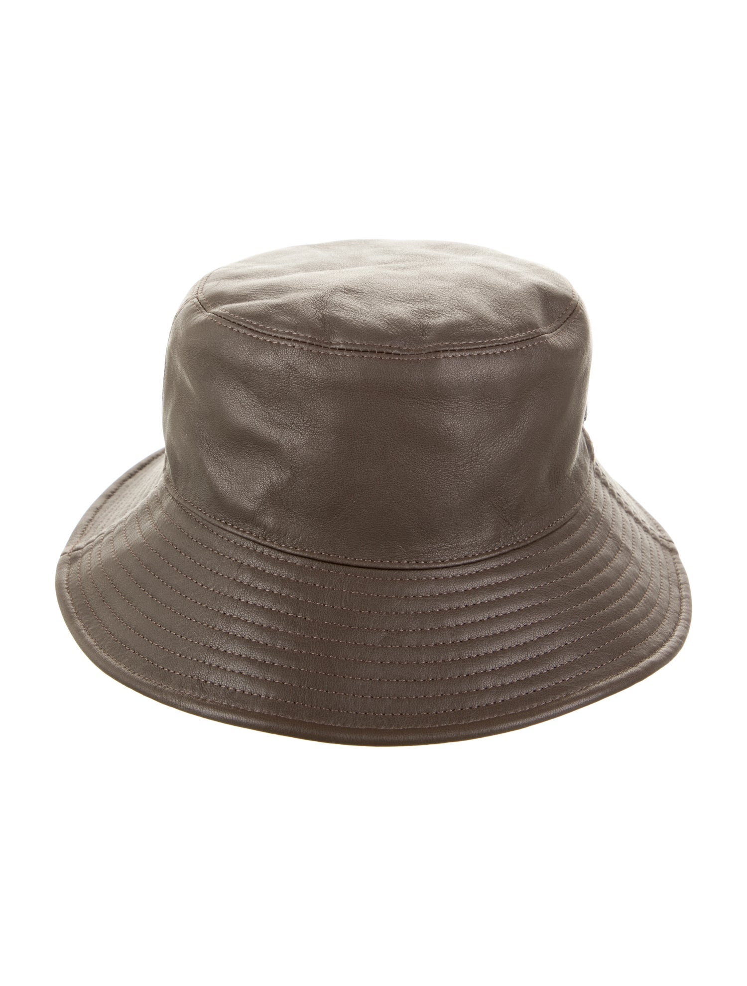 Brunello Cucinelli Leather Bucket Hat