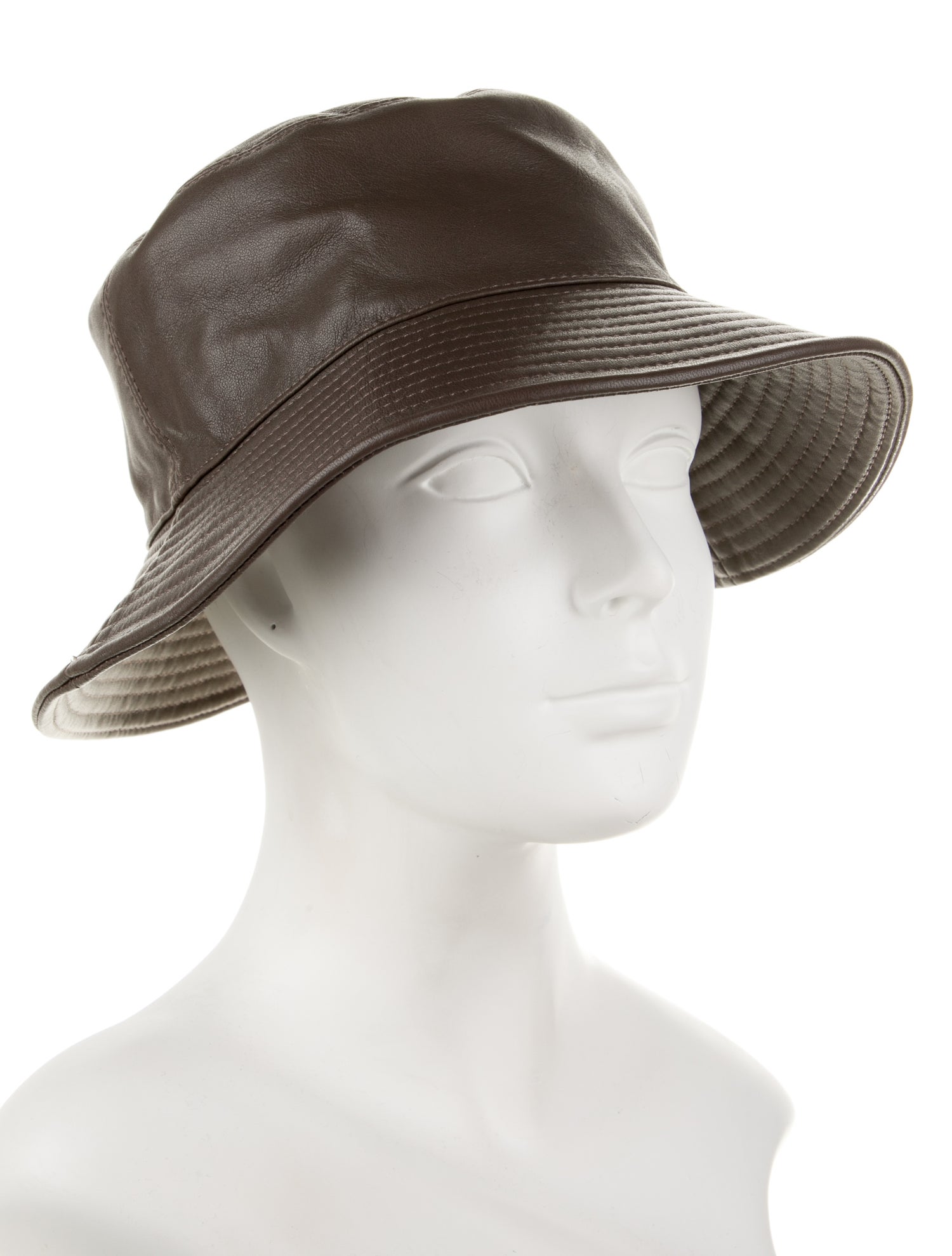 Brunello Cucinelli Leather Bucket Hat