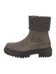 Brunello Cucinelli Suede Moto Boots