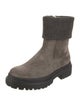 Brunello Cucinelli Suede Moto Boots