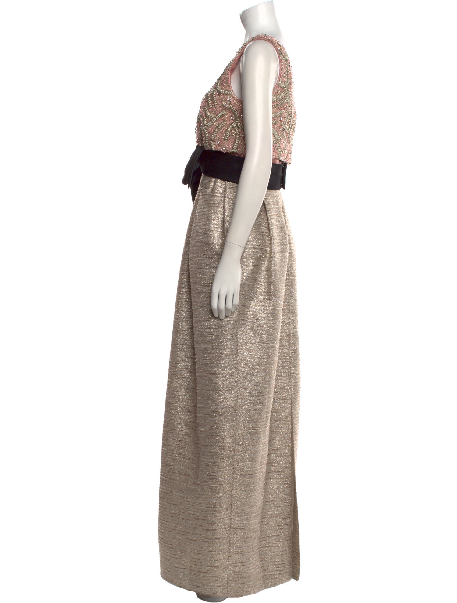 Brunello Cucinelli Mesh Knee-Length Dress