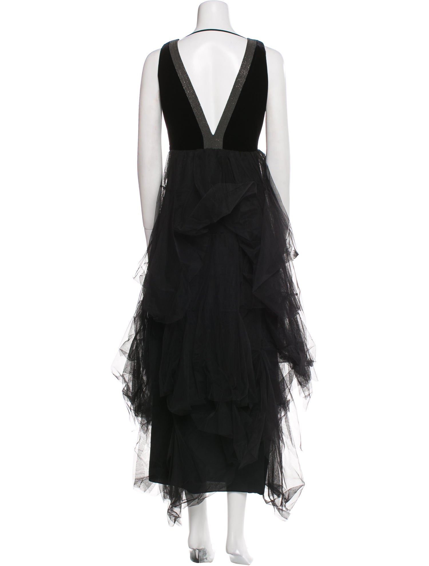 Brunello Cucinelli V-Neck Long Dress