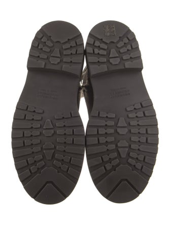 Brunello Cucinelli Suede Studded Accents Combat Boots