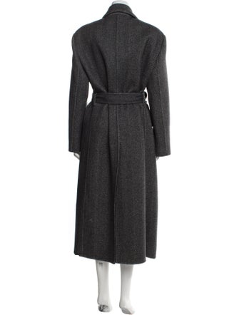 Brunello Cucinelli Virgin Wool Striped Coat
