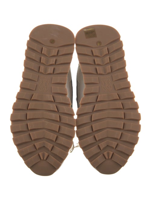 Brunello Cucinelli Suede Studded Accents Sneakers