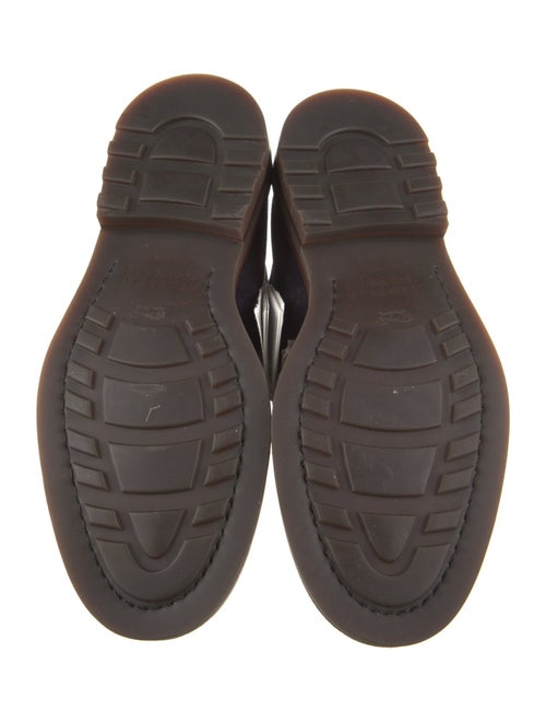 Brunello Cucinelli Suede Leather Trim Embellishment Hiking Boots