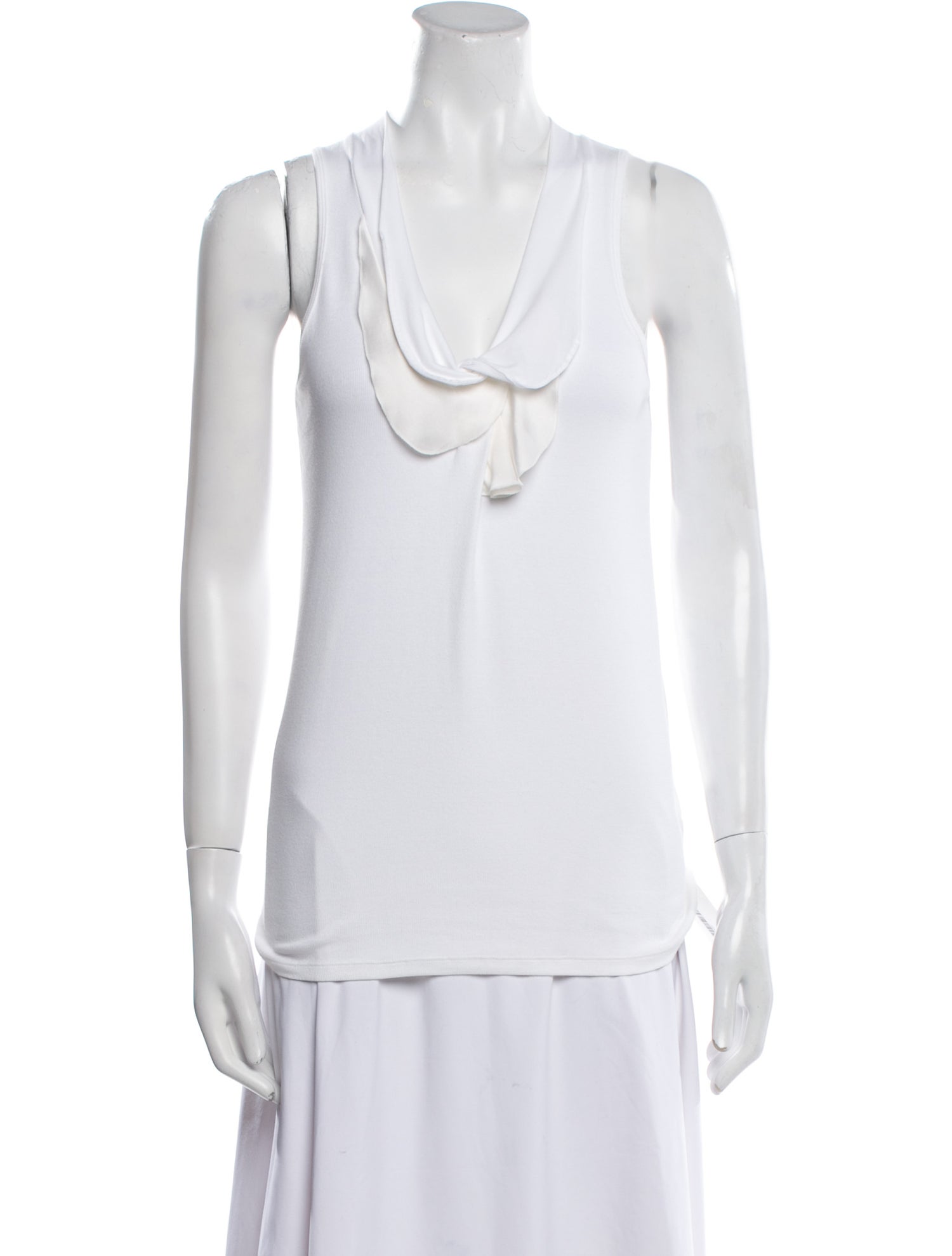 Brunello Cucinelli Cowl Neck Sleeveless Top