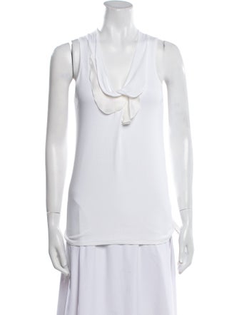 Brunello Cucinelli Cowl Neck Sleeveless Top