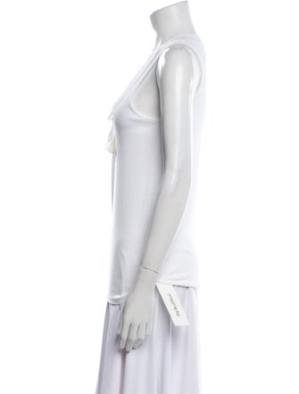 Brunello Cucinelli Cowl Neck Sleeveless Top