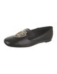 Brunello Cucinelli Leather Embroidered Accent Loafers
