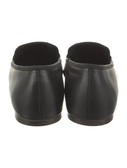 Brunello Cucinelli Leather Embroidered Accent Loafers