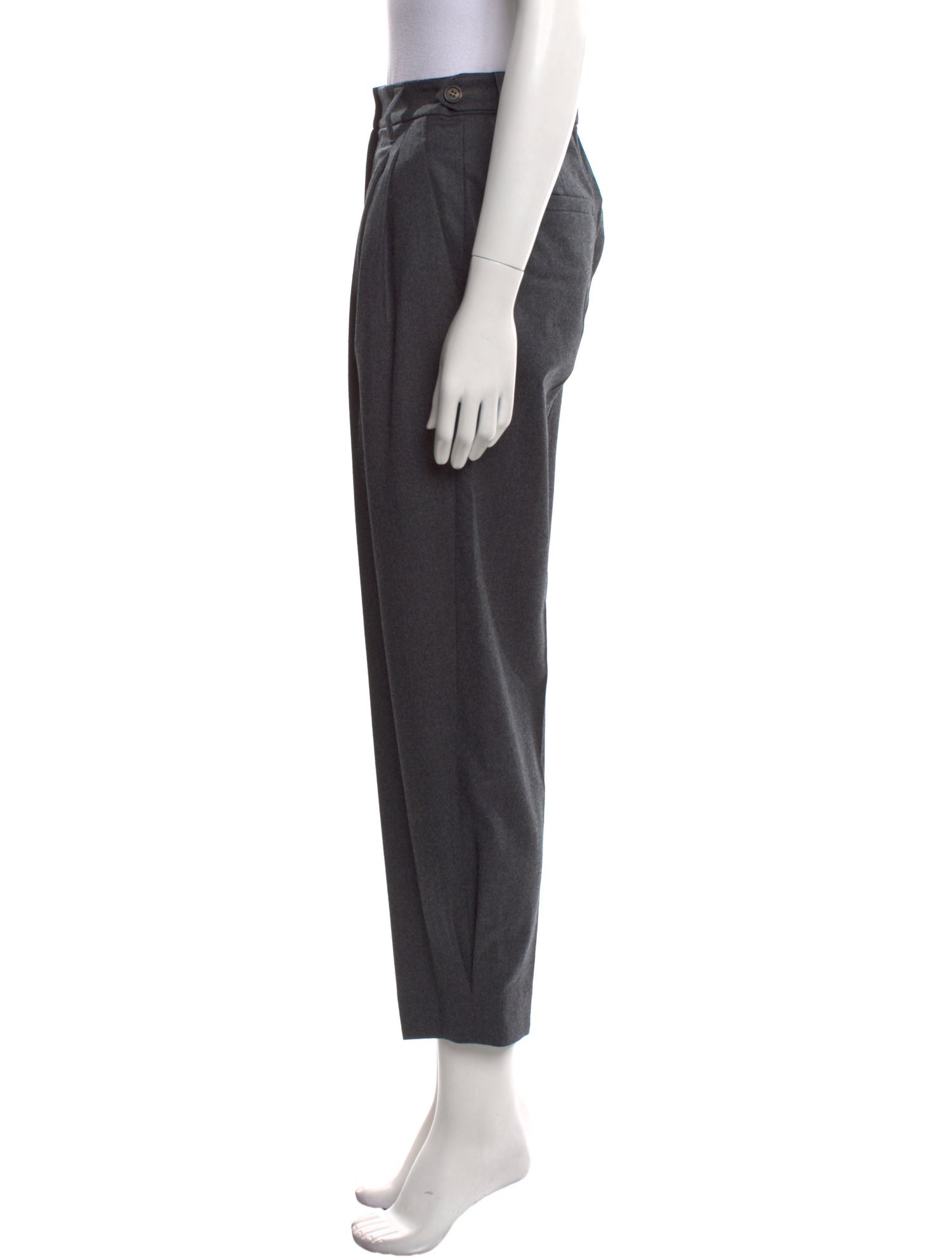 Brunello Cucinelli Virgin Wool Straight Leg Pants