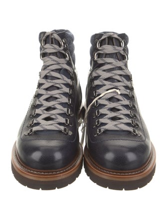 Brunello Cucinelli Leather Hiking Boots