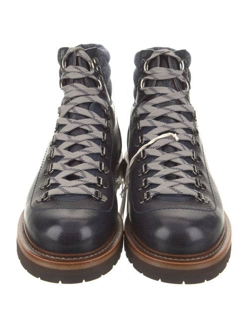 Brunello Cucinelli Leather Hiking Boots