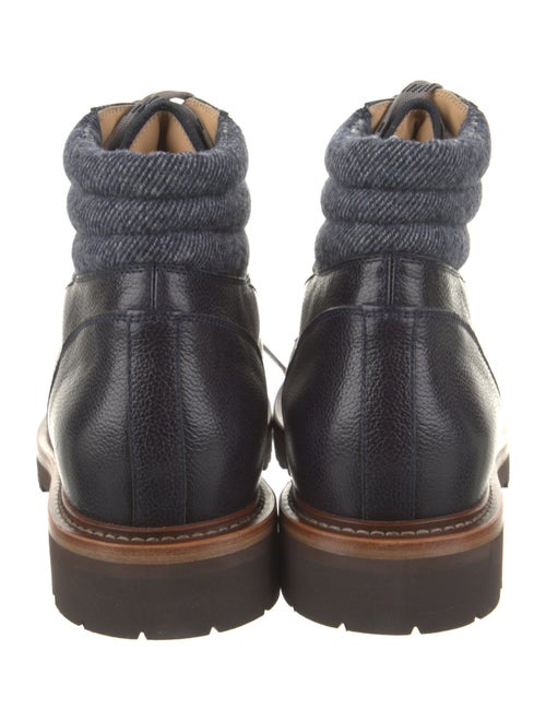 Brunello Cucinelli Leather Hiking Boots