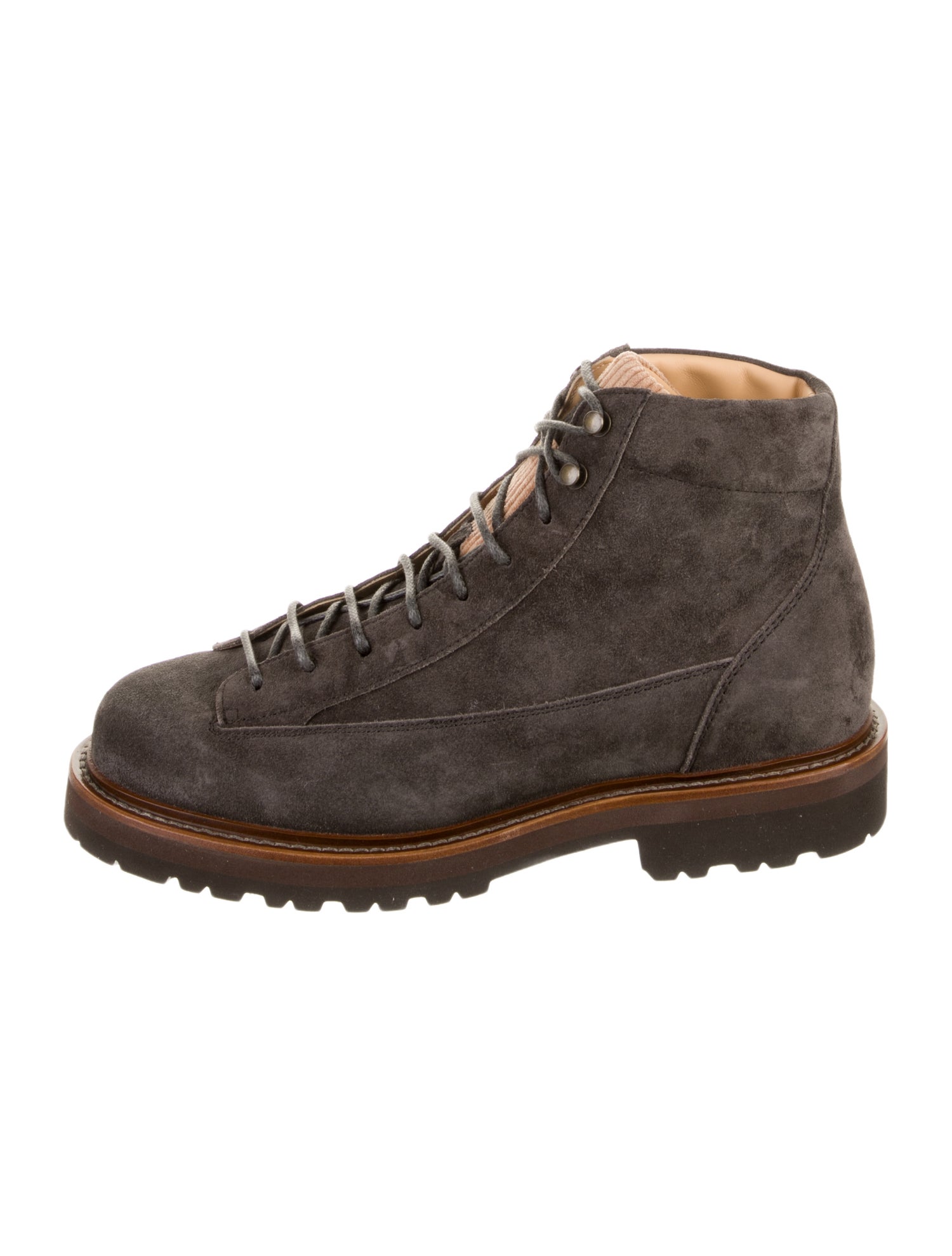 Brunello Cucinelli Suede Hiking Boots