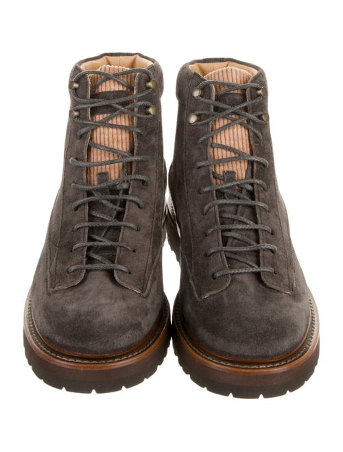 Brunello Cucinelli Suede Hiking Boots