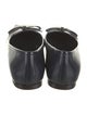 Brunello Cucinelli Leather Bow Accents Ballet Flats