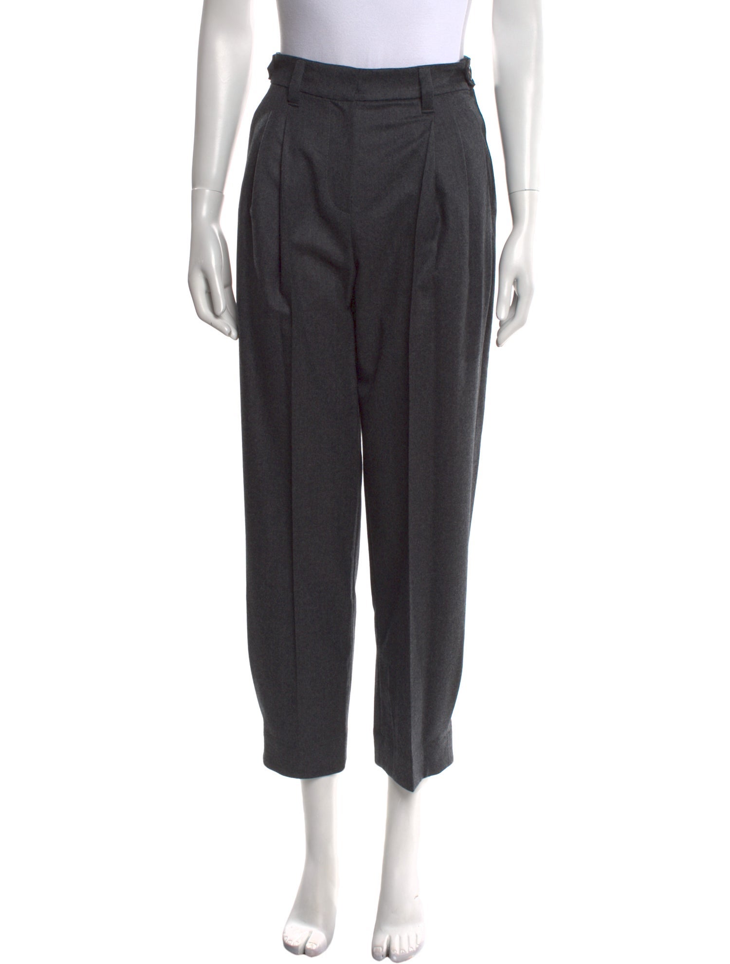 Brunello Cucinelli Virgin Wool Straight Leg Pants