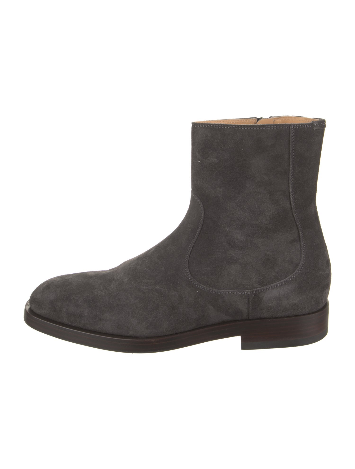 Brunello Cucinelli Suede Leather Trim Embellishment Boots