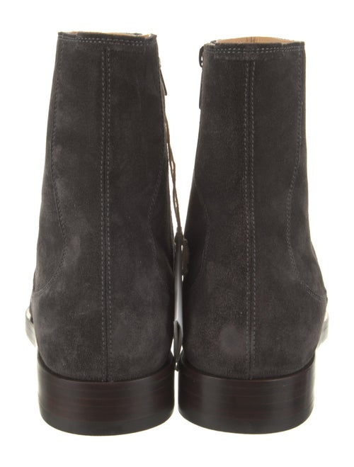 Brunello Cucinelli Suede Leather Trim Embellishment Boots