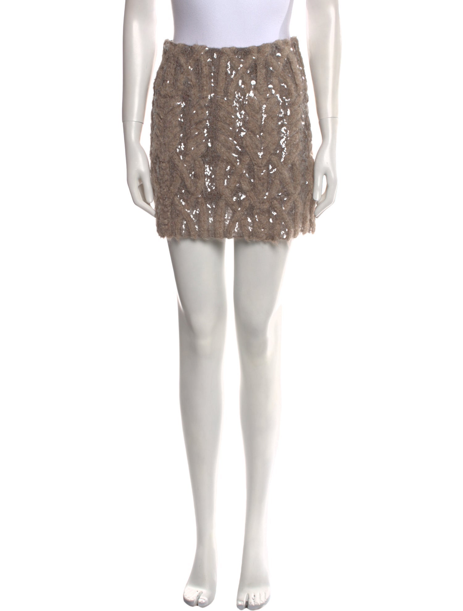 Brunello Cucinelli Alpaca Mini Skirt