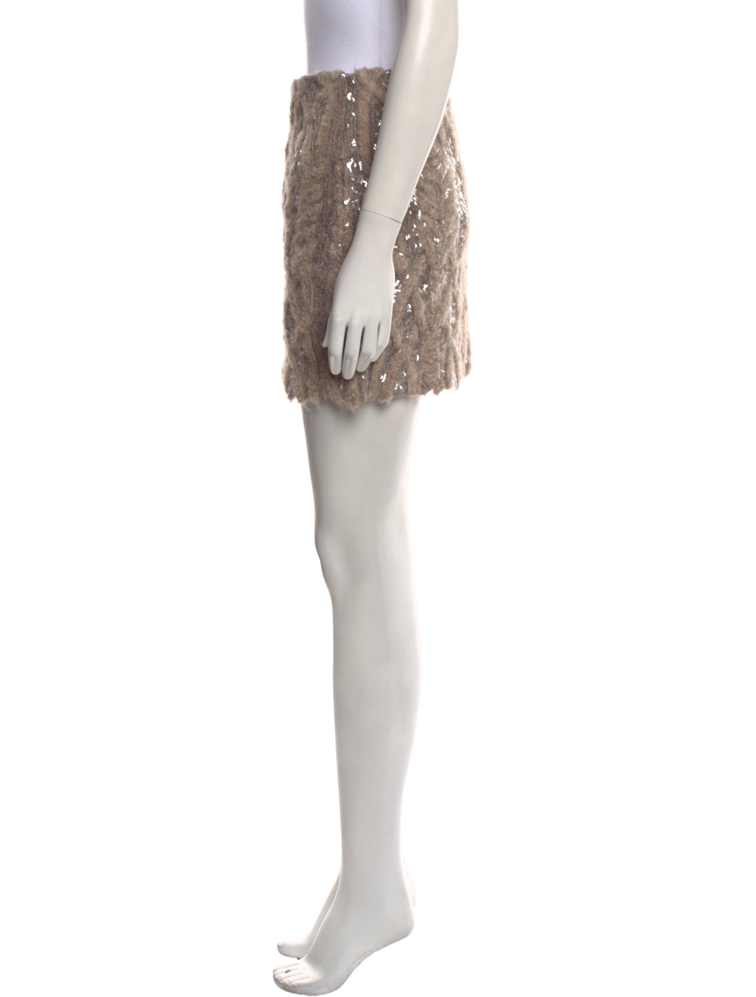 Brunello Cucinelli Alpaca Mini Skirt