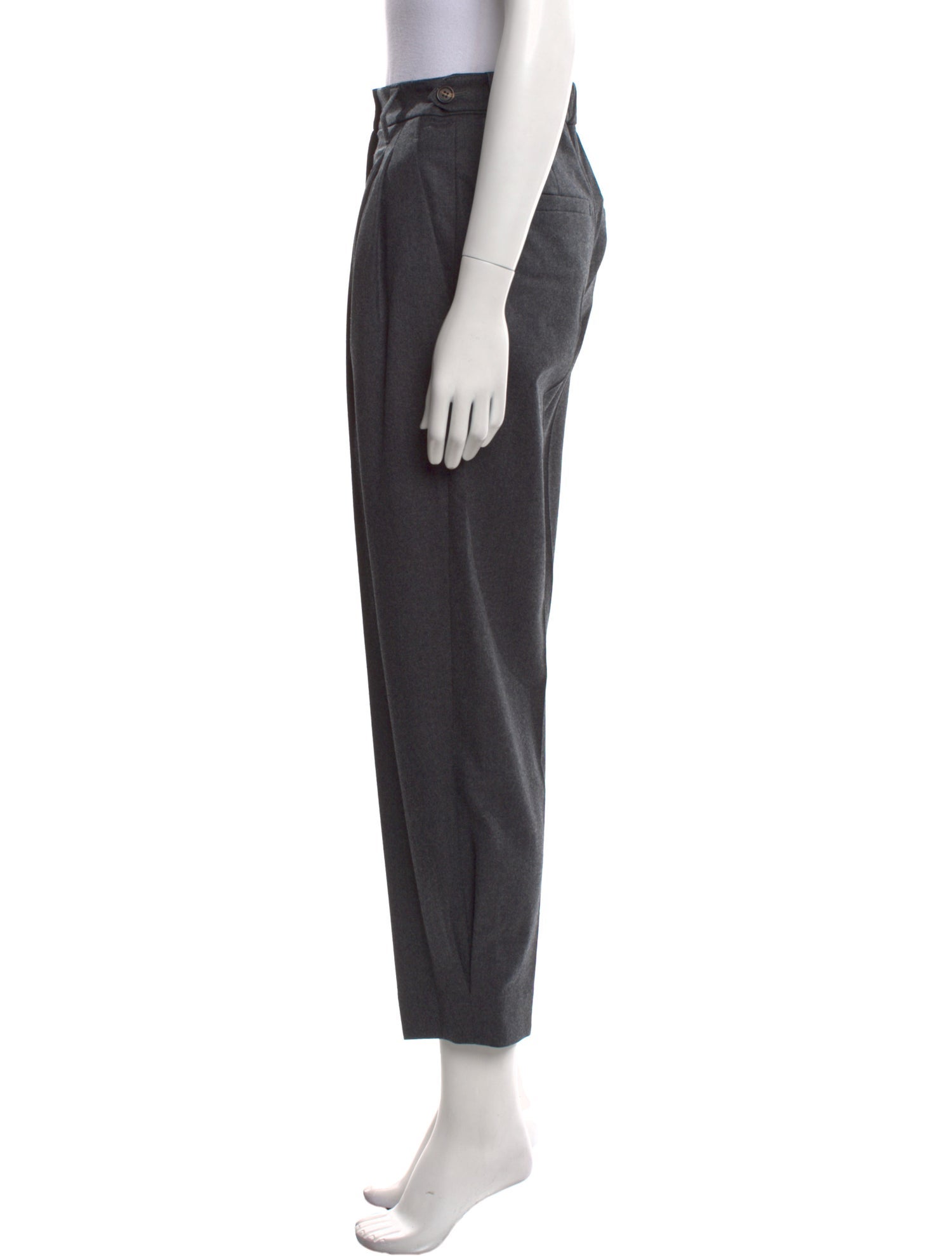 Brunello Cucinelli Virgin Wool Straight Leg Pants