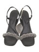 Brunello Cucinelli Leather Printed Slingback Sandals