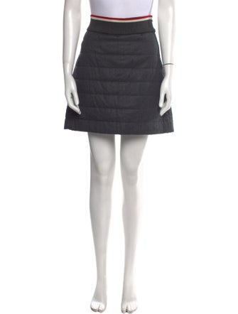 Brunello Cucinelli Virgin Wool Mini Skirt