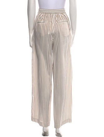 Brunello Cucinelli Striped Wide Leg Pants