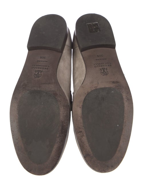 Brunello Cucinelli Monili Suede Loafers