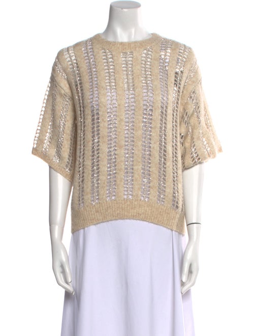 Brunello Cucinelli Wool Striped Sweater